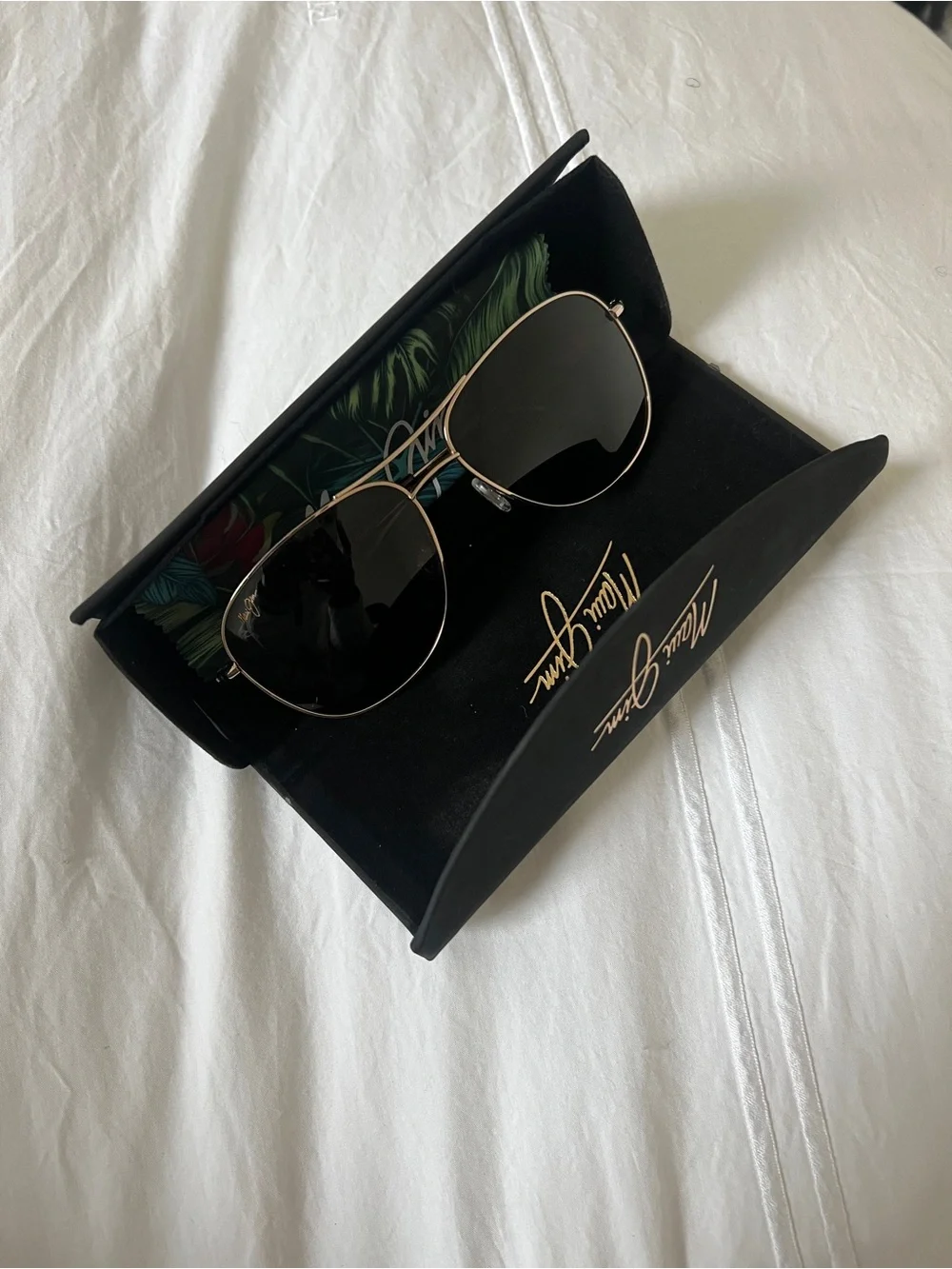 Maui Jim Cliff House Aviator Sunglasses